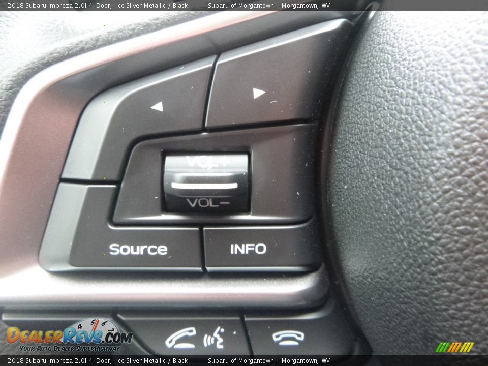 2018 Subaru Impreza 2.0i 4-Door Ice Silver Metallic / Black Photo #20