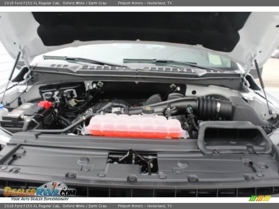 2018 Ford F150 XL Regular Cab Oxford White / Earth Gray Photo #18