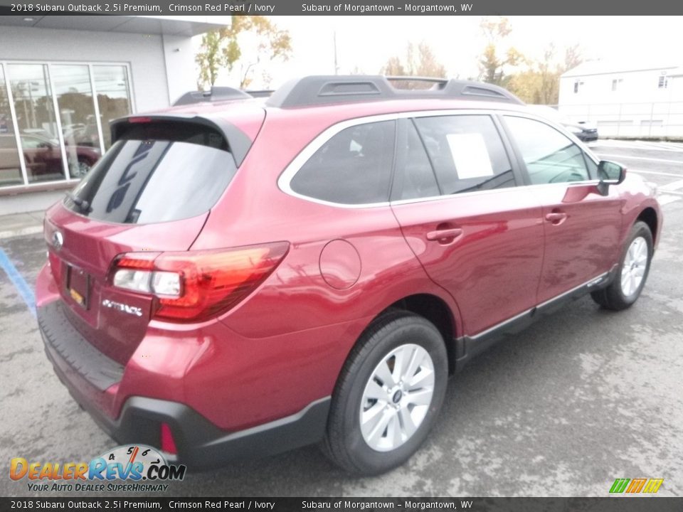2018 Subaru Outback 2.5i Premium Crimson Red Pearl / Ivory Photo #4