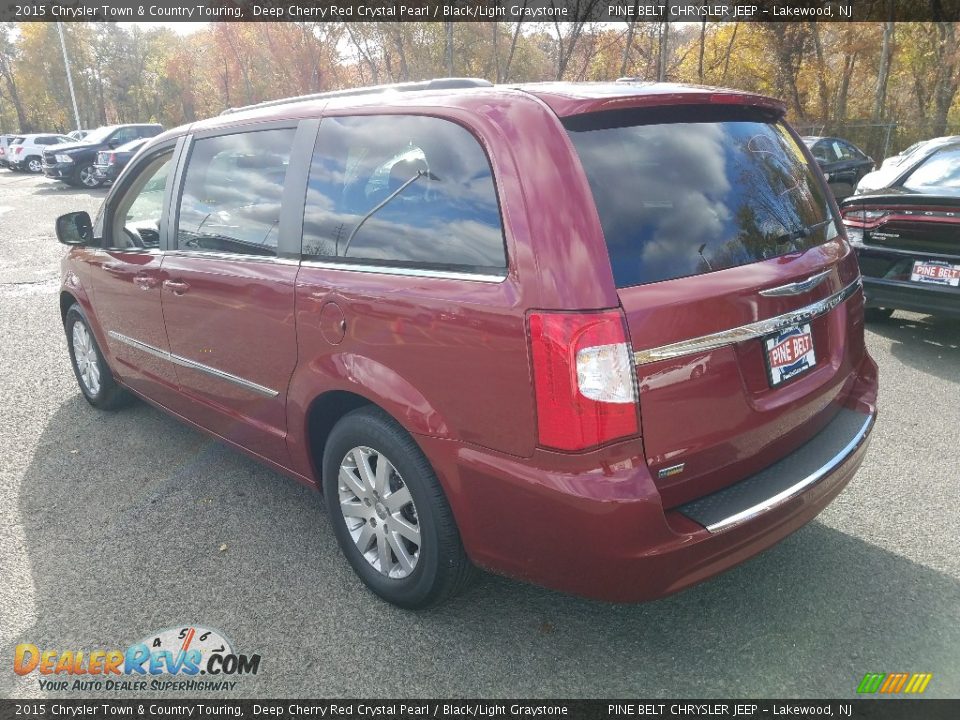 2015 Chrysler Town & Country Touring Deep Cherry Red Crystal Pearl / Black/Light Graystone Photo #2