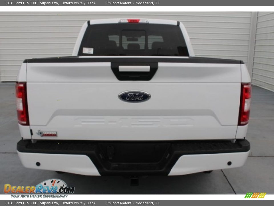 2018 Ford F150 XLT SuperCrew Oxford White / Black Photo #7