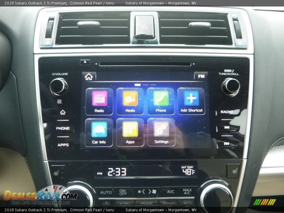 2018 Subaru Outback 2.5i Premium Crimson Red Pearl / Ivory Photo #17