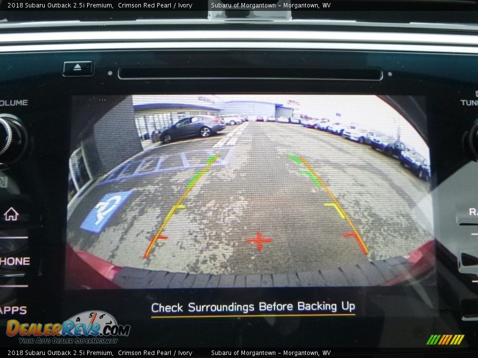 2018 Subaru Outback 2.5i Premium Crimson Red Pearl / Ivory Photo #18