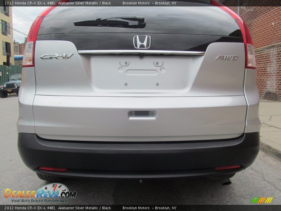 2012 Honda CR-V EX-L 4WD Alabaster Silver Metallic / Black Photo #10