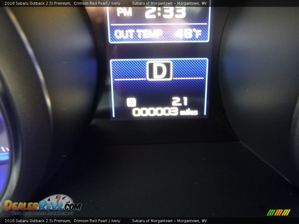 2018 Subaru Outback 2.5i Premium Crimson Red Pearl / Ivory Photo #20