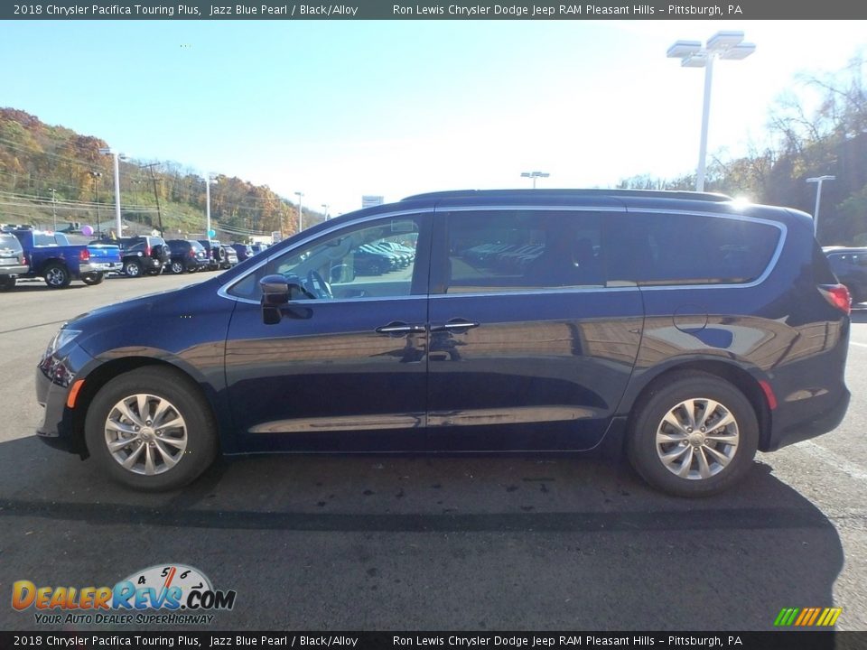 2018 Chrysler Pacifica Touring Plus Jazz Blue Pearl / Black/Alloy Photo #2