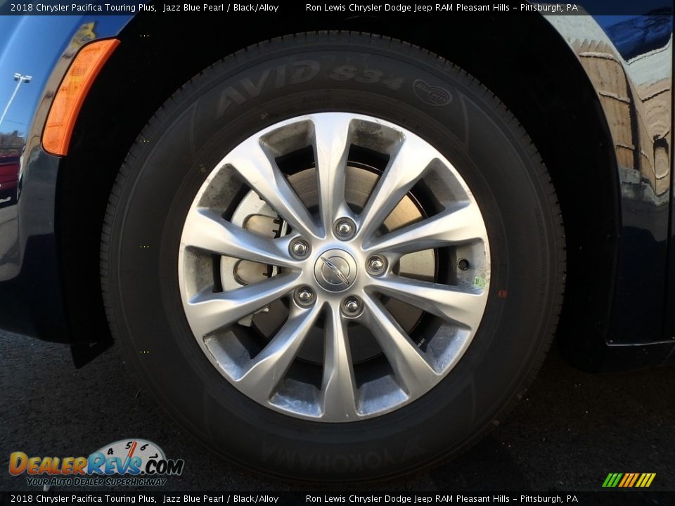 2018 Chrysler Pacifica Touring Plus Jazz Blue Pearl / Black/Alloy Photo #9