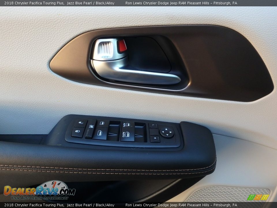 2018 Chrysler Pacifica Touring Plus Jazz Blue Pearl / Black/Alloy Photo #14