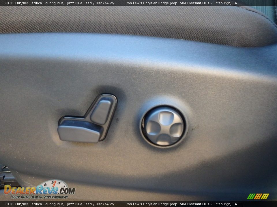 2018 Chrysler Pacifica Touring Plus Jazz Blue Pearl / Black/Alloy Photo #16