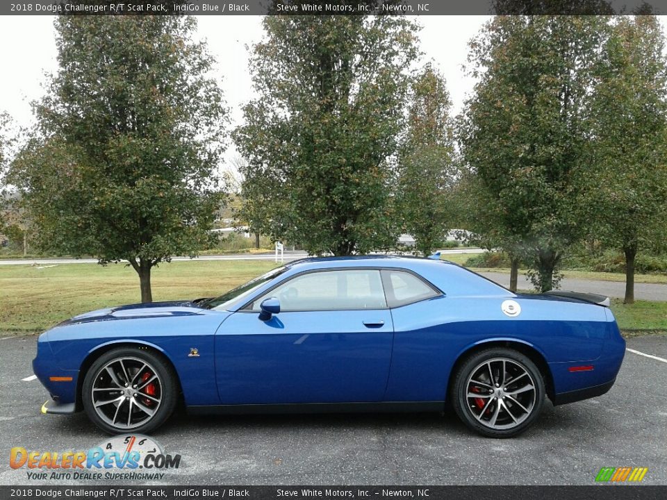 2018 Dodge Challenger R/T Scat Pack IndiGo Blue / Black Photo #1