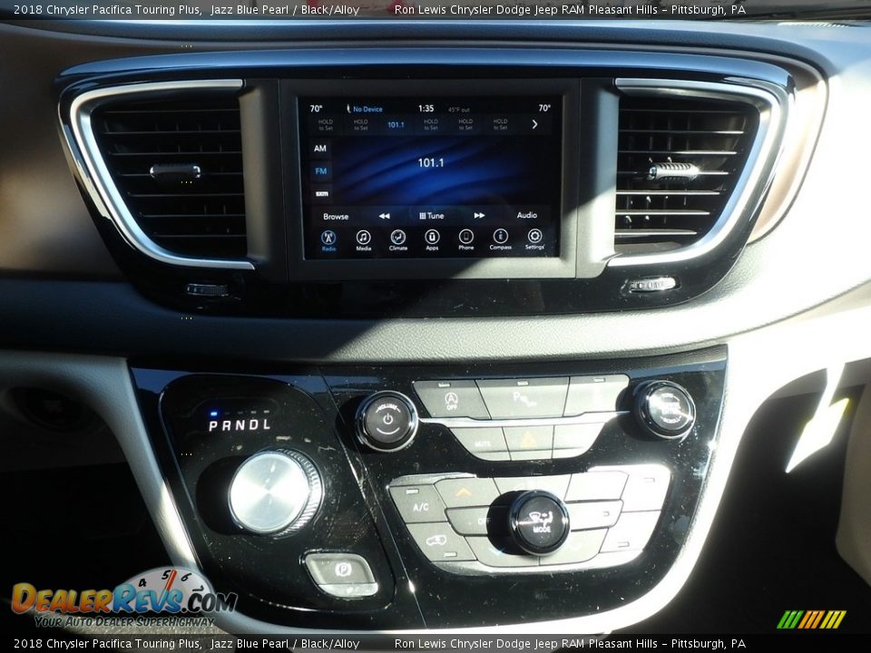 2018 Chrysler Pacifica Touring Plus Jazz Blue Pearl / Black/Alloy Photo #17