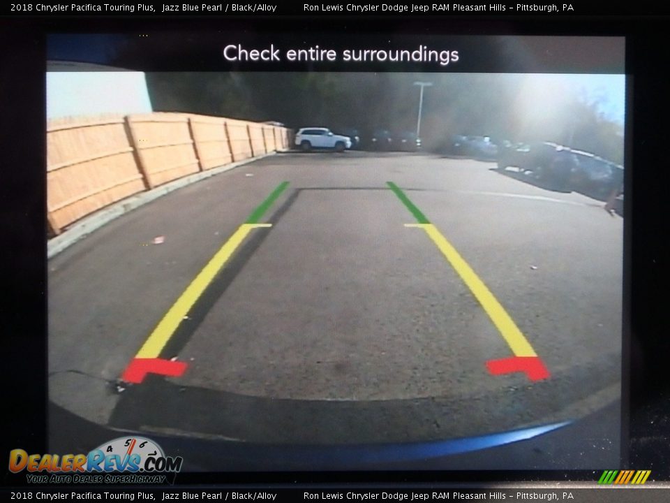 2018 Chrysler Pacifica Touring Plus Jazz Blue Pearl / Black/Alloy Photo #18