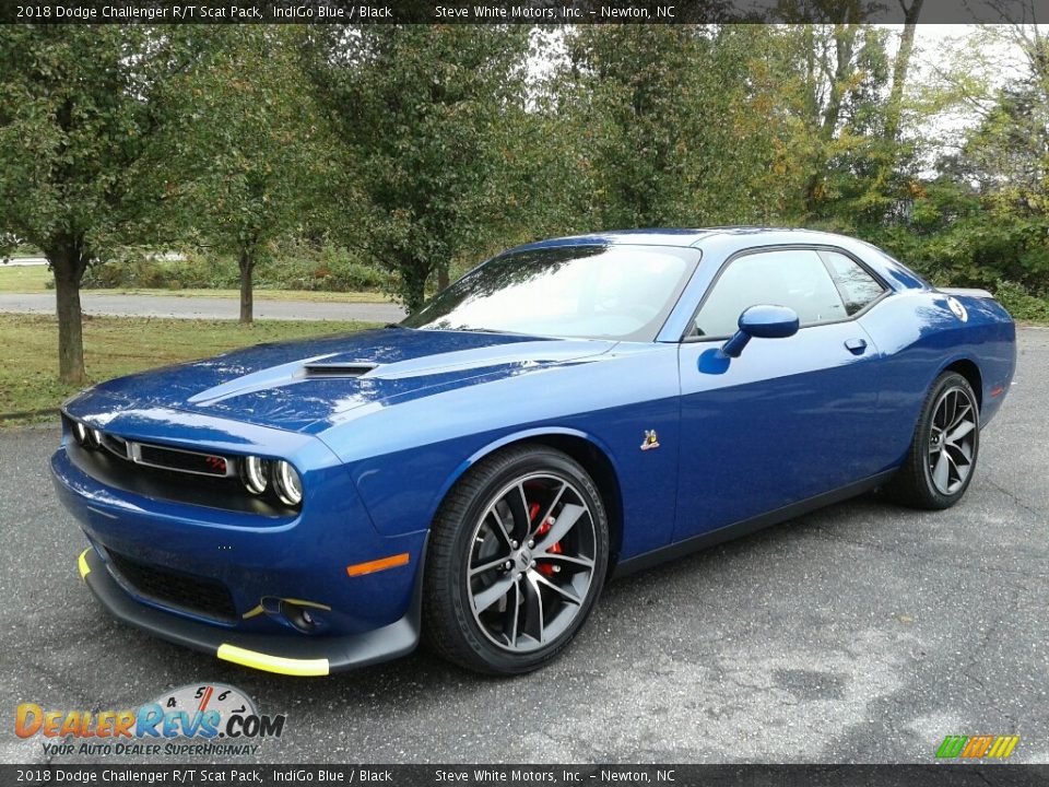 2018 Dodge Challenger R/T Scat Pack IndiGo Blue / Black Photo #2