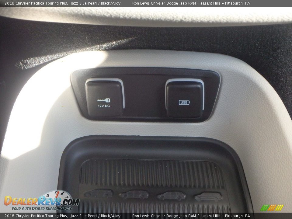2018 Chrysler Pacifica Touring Plus Jazz Blue Pearl / Black/Alloy Photo #19