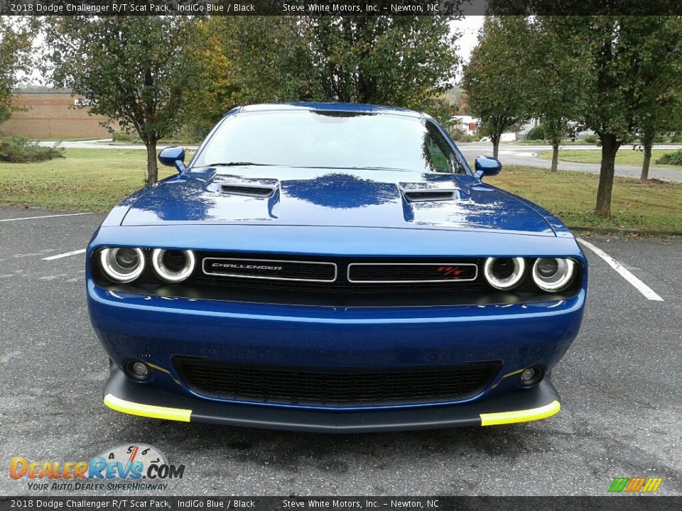 2018 Dodge Challenger R/T Scat Pack IndiGo Blue / Black Photo #3
