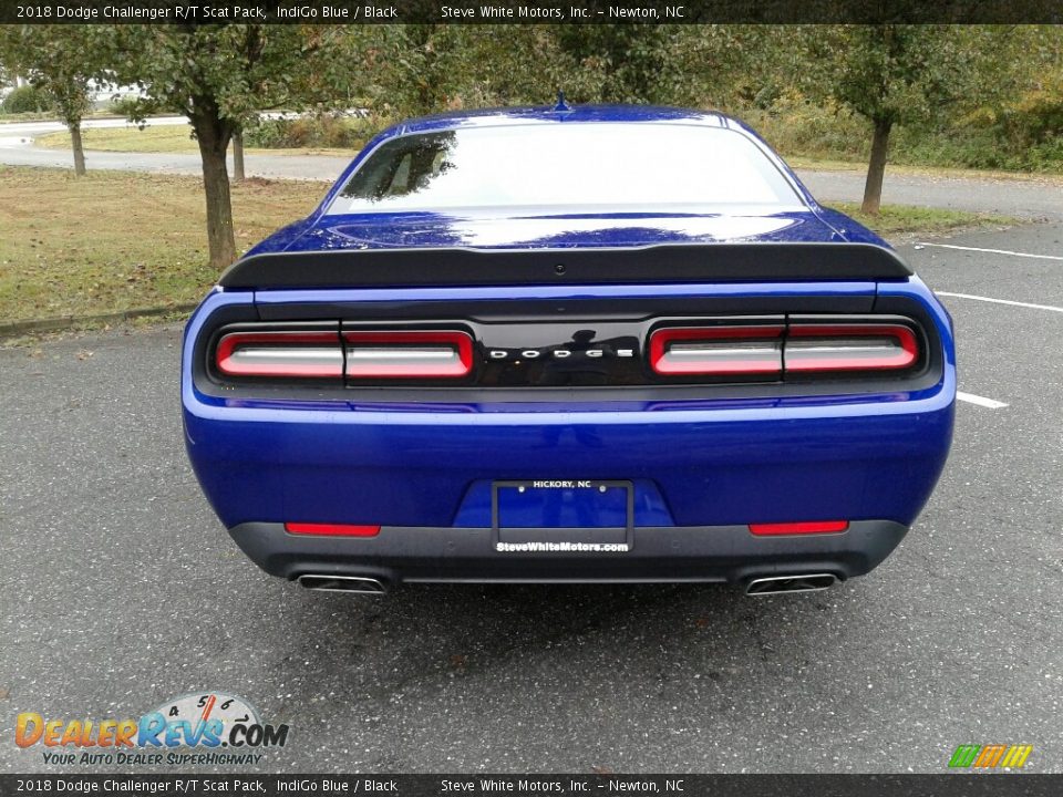 2018 Dodge Challenger R/T Scat Pack IndiGo Blue / Black Photo #7
