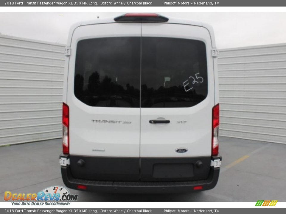 2018 Ford Transit Passenger Wagon XL 350 MR Long Oxford White / Charcoal Black Photo #6