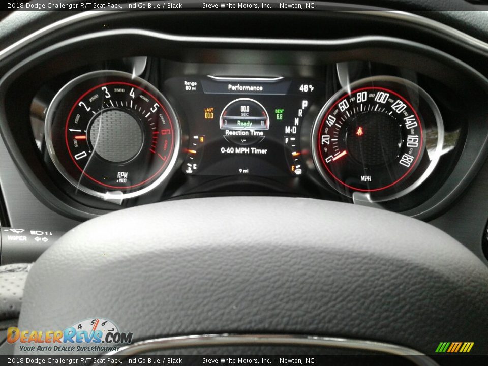 2018 Dodge Challenger R/T Scat Pack IndiGo Blue / Black Photo #18
