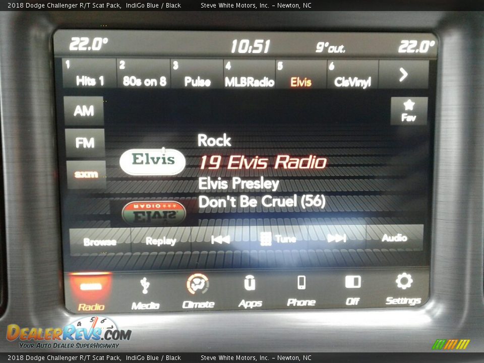2018 Dodge Challenger R/T Scat Pack IndiGo Blue / Black Photo #21