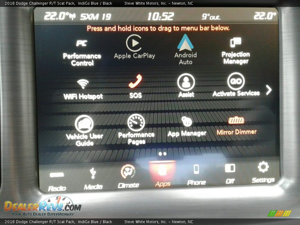 2018 Dodge Challenger R/T Scat Pack IndiGo Blue / Black Photo #24