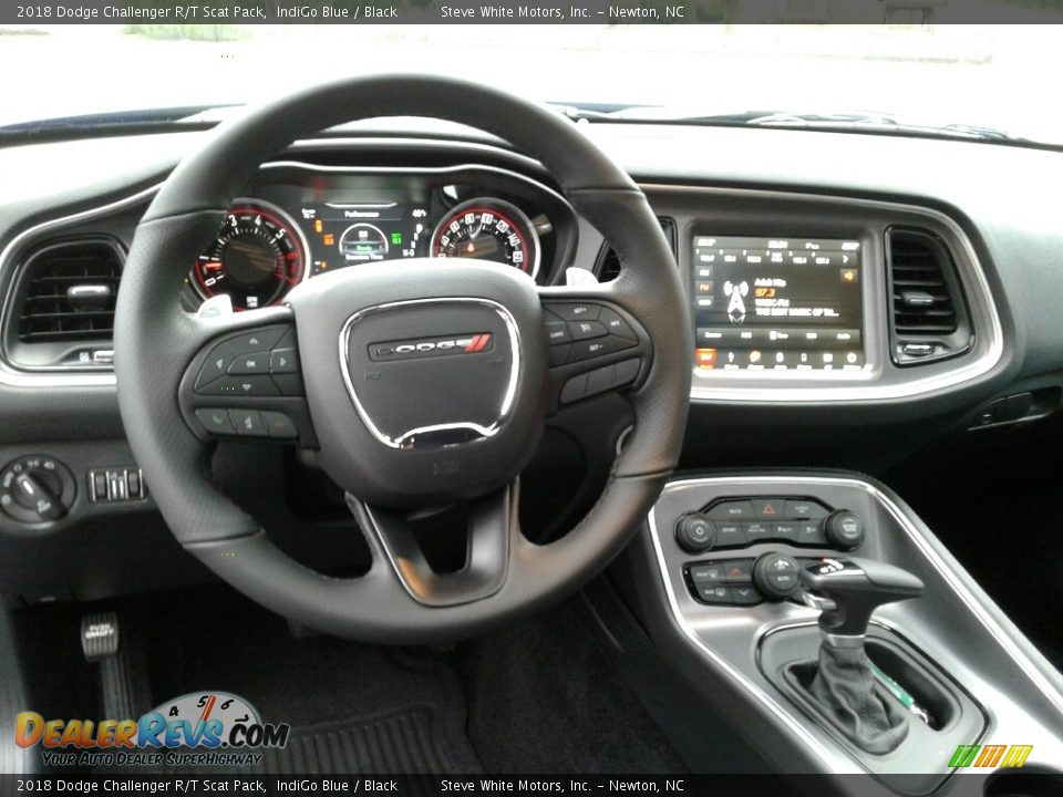 2018 Dodge Challenger R/T Scat Pack IndiGo Blue / Black Photo #27