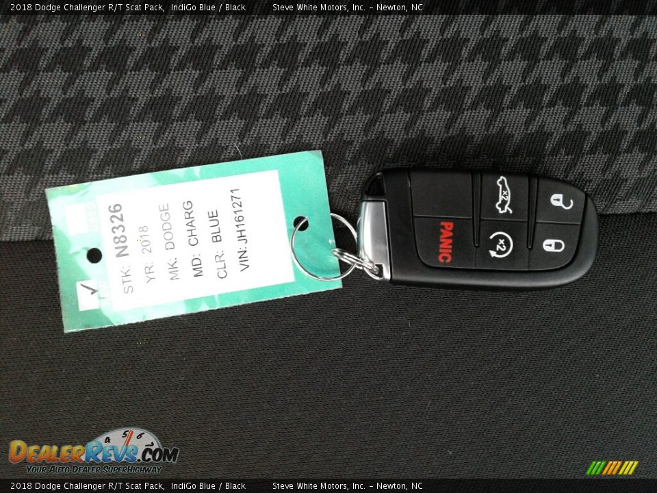 2018 Dodge Challenger R/T Scat Pack IndiGo Blue / Black Photo #32