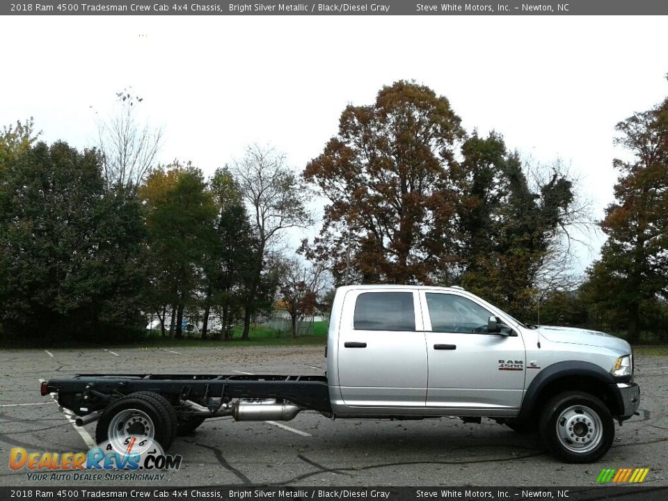 Bright Silver Metallic 2018 Ram 4500 Tradesman Crew Cab 4x4 Chassis Photo #5