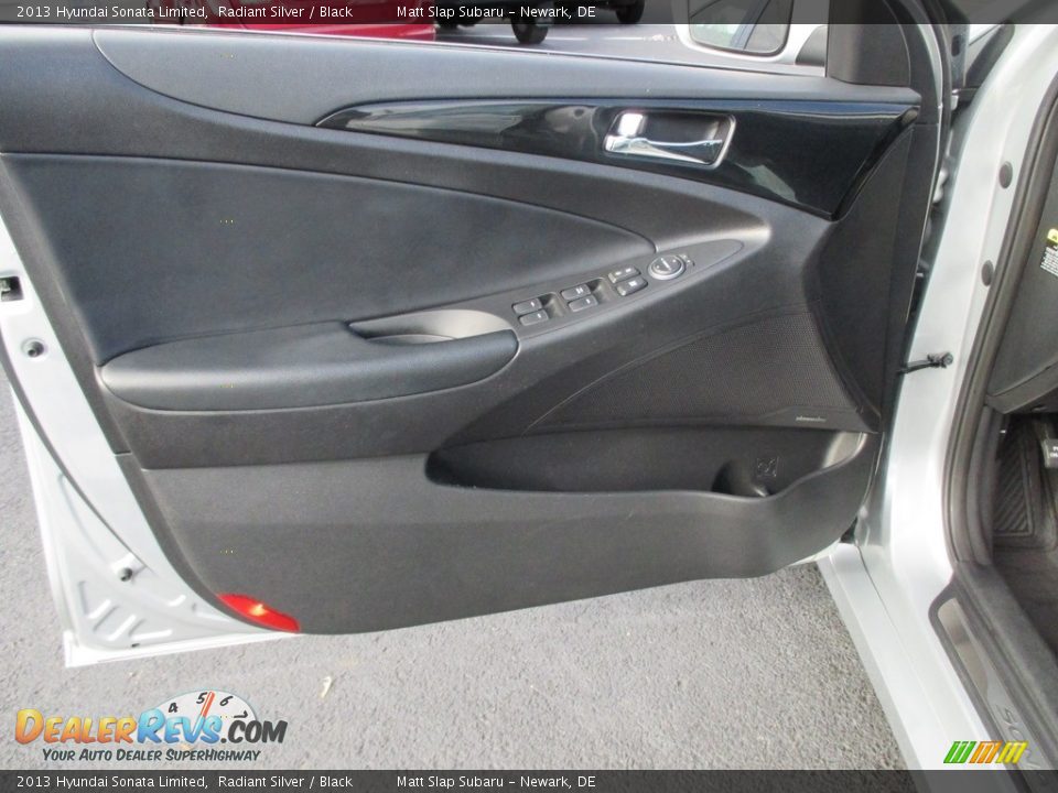 2013 Hyundai Sonata Limited Radiant Silver / Black Photo #14