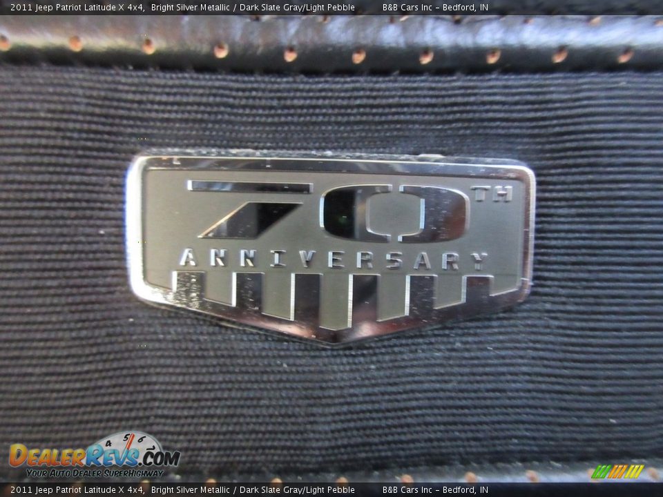 2011 Jeep Patriot Latitude X 4x4 Bright Silver Metallic / Dark Slate Gray/Light Pebble Photo #23