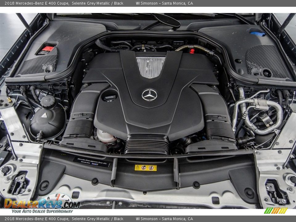 2018 Mercedes-Benz E 400 Coupe Selenite Grey Metallic / Black Photo #5