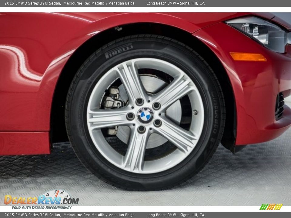 2015 BMW 3 Series 328i Sedan Melbourne Red Metallic / Venetian Beige Photo #8