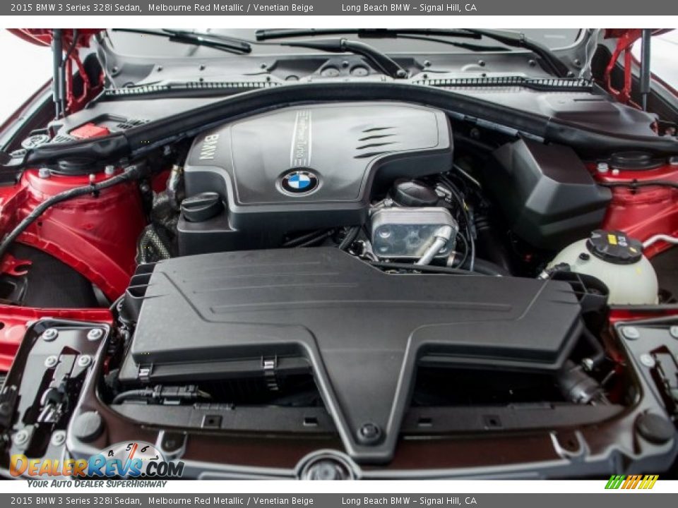 2015 BMW 3 Series 328i Sedan Melbourne Red Metallic / Venetian Beige Photo #9
