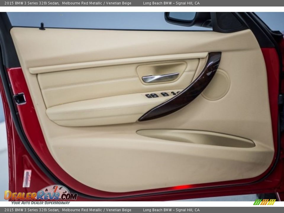 2015 BMW 3 Series 328i Sedan Melbourne Red Metallic / Venetian Beige Photo #19