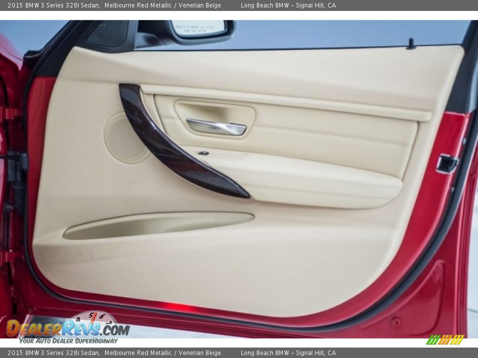 2015 BMW 3 Series 328i Sedan Melbourne Red Metallic / Venetian Beige Photo #23