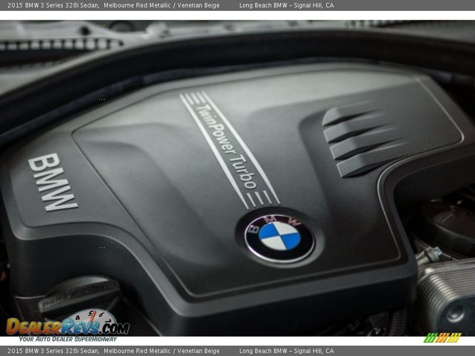 2015 BMW 3 Series 328i Sedan Melbourne Red Metallic / Venetian Beige Photo #24