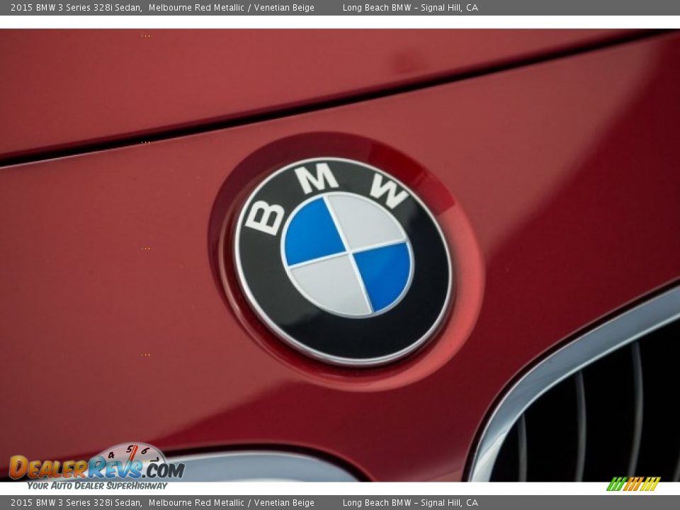 2015 BMW 3 Series 328i Sedan Melbourne Red Metallic / Venetian Beige Photo #26