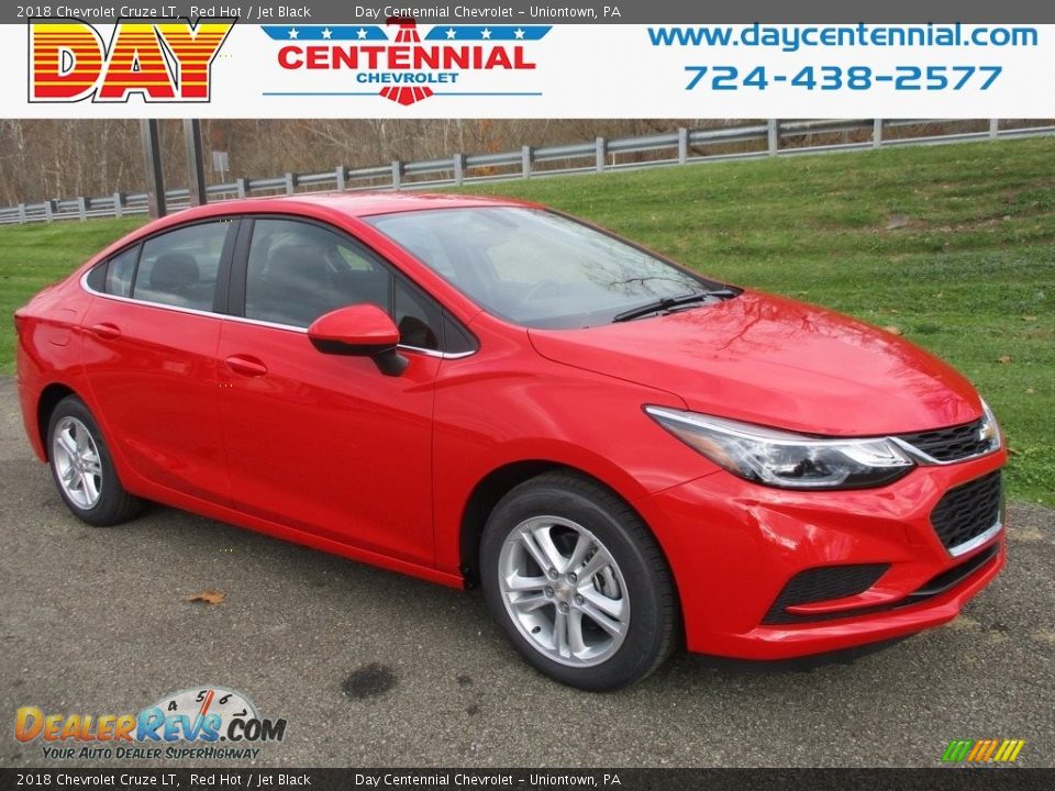 2018 Chevrolet Cruze LT Red Hot / Jet Black Photo #1