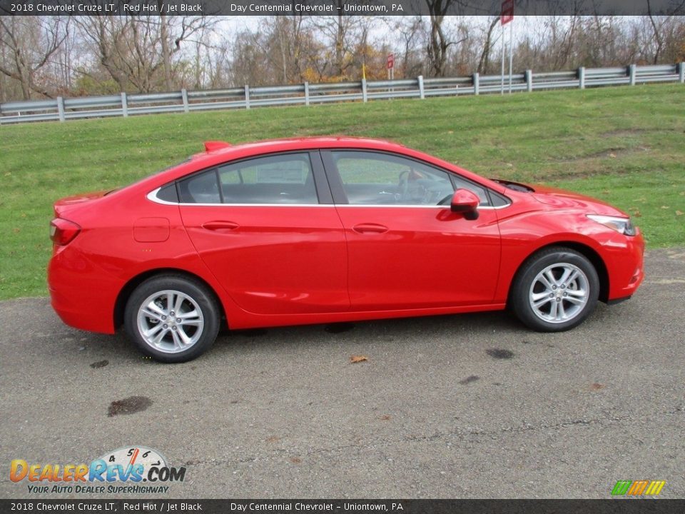 2018 Chevrolet Cruze LT Red Hot / Jet Black Photo #2