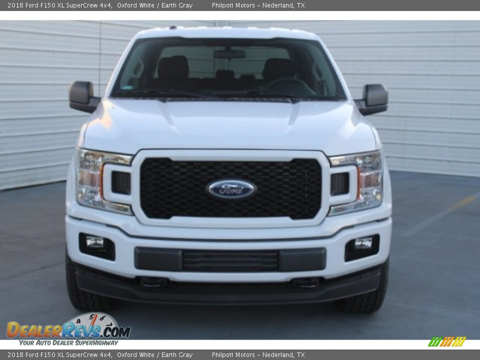 2018 Ford F150 XL SuperCrew 4x4 Oxford White / Earth Gray Photo #2