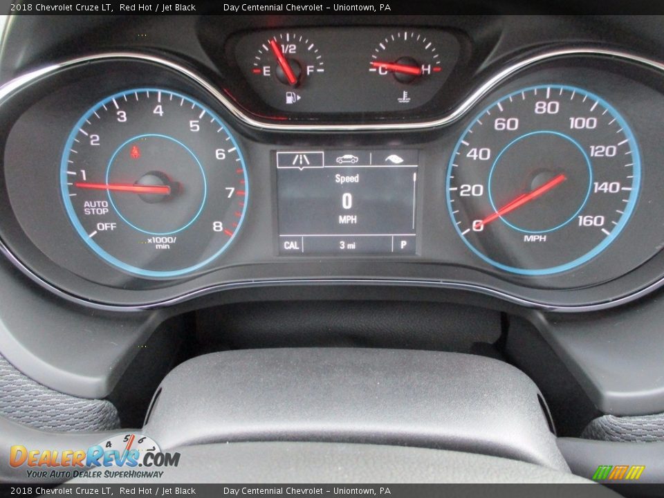 2018 Chevrolet Cruze LT Red Hot / Jet Black Photo #15