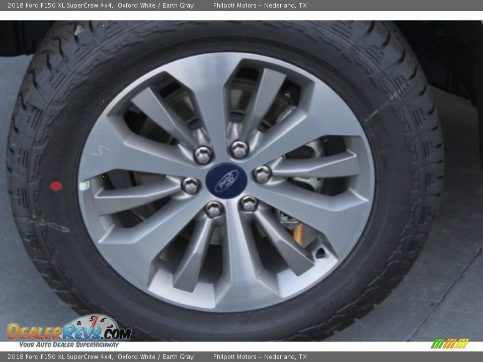 2018 Ford F150 XL SuperCrew 4x4 Oxford White / Earth Gray Photo #4