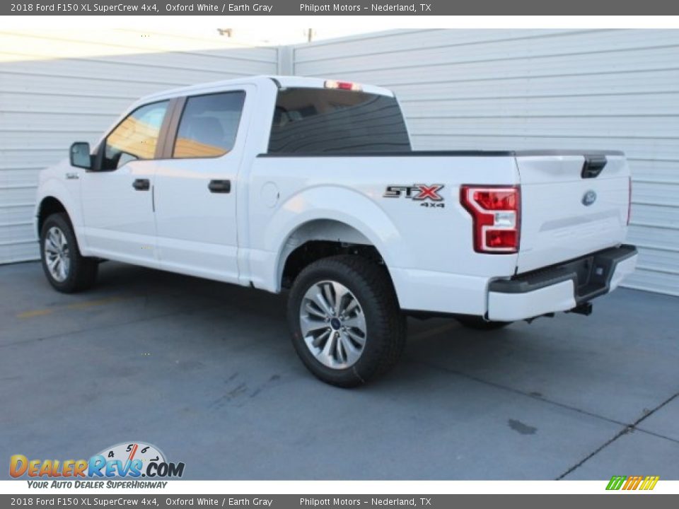 2018 Ford F150 XL SuperCrew 4x4 Oxford White / Earth Gray Photo #6