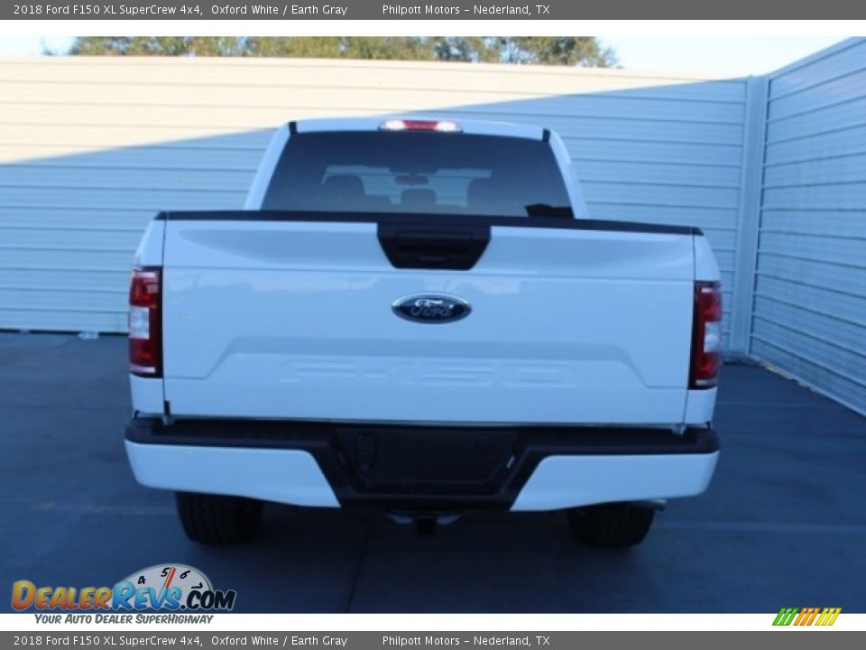 2018 Ford F150 XL SuperCrew 4x4 Oxford White / Earth Gray Photo #7