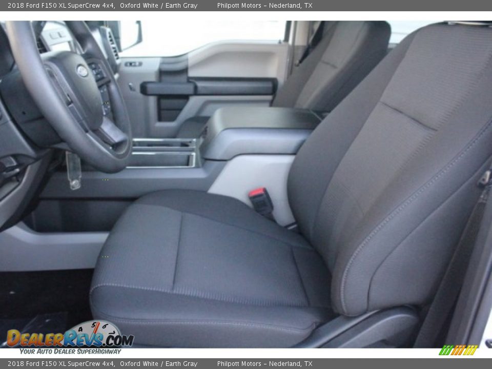 2018 Ford F150 XL SuperCrew 4x4 Oxford White / Earth Gray Photo #11