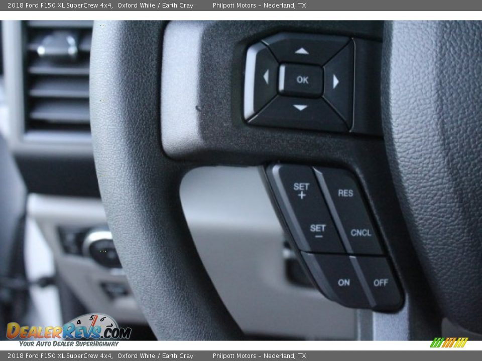 2018 Ford F150 XL SuperCrew 4x4 Oxford White / Earth Gray Photo #16