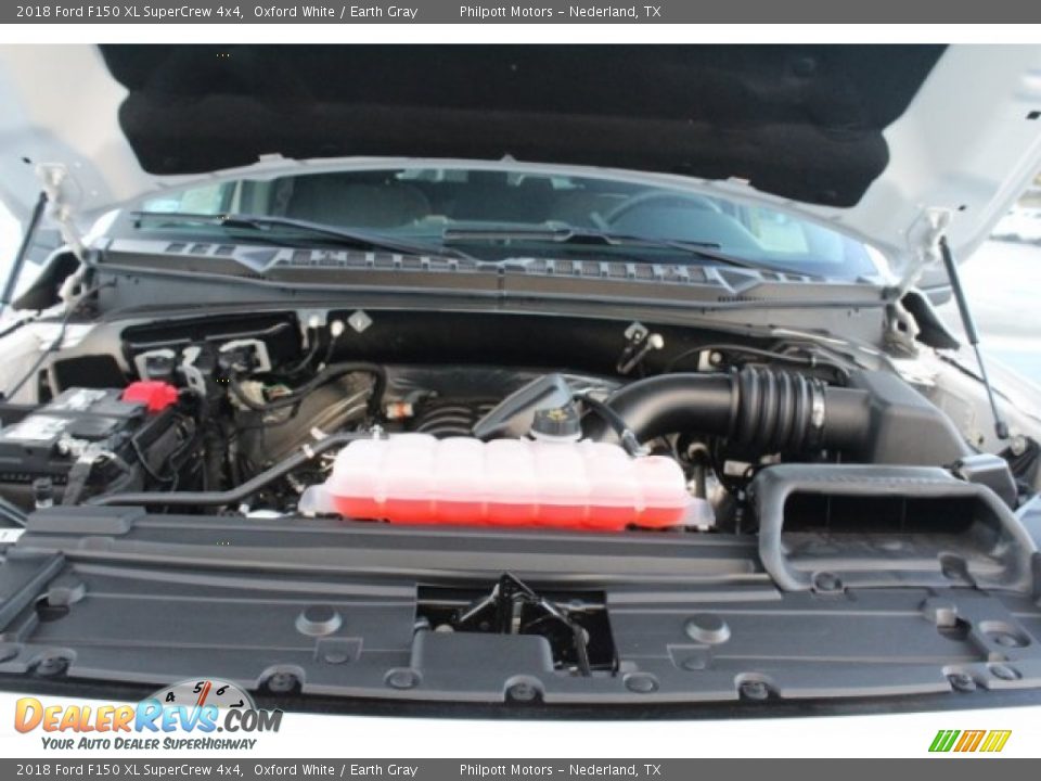 2018 Ford F150 XL SuperCrew 4x4 Oxford White / Earth Gray Photo #23