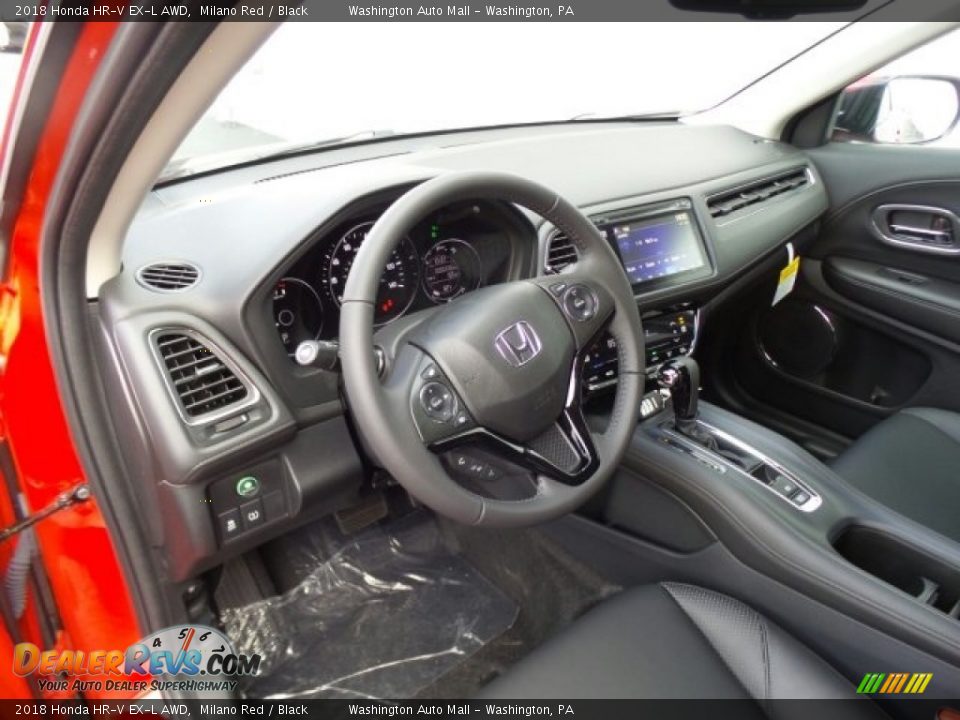 Dashboard of 2018 Honda HR-V EX-L AWD Photo #9