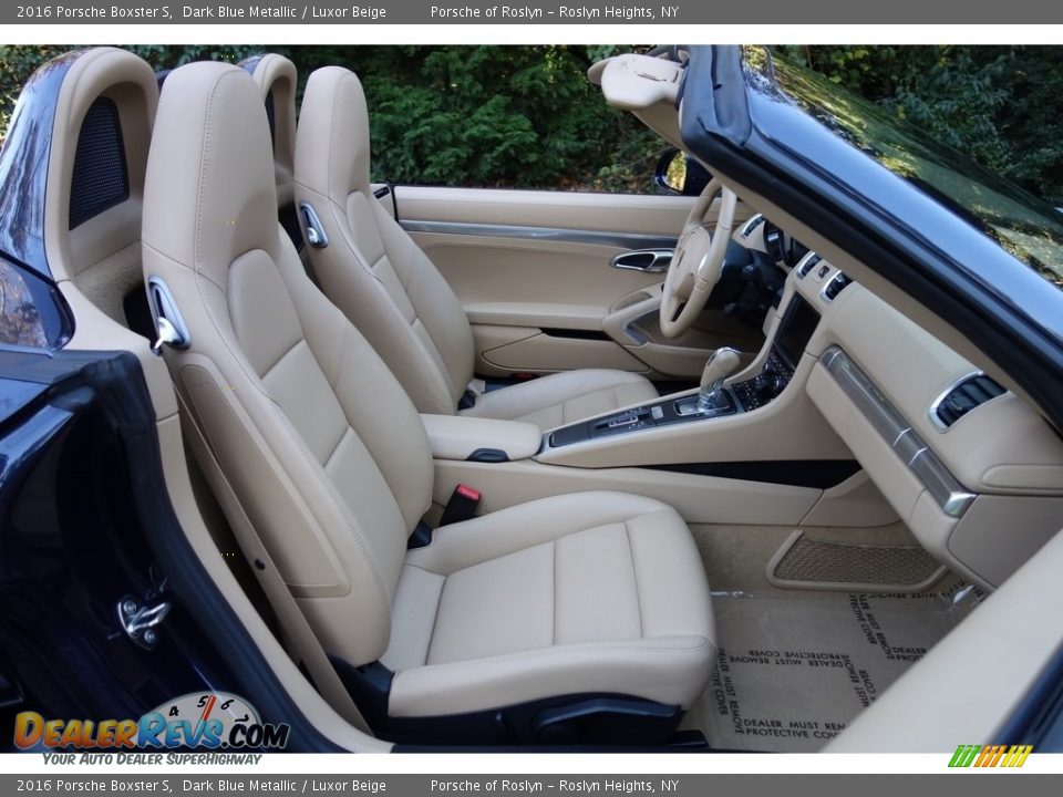 2016 Porsche Boxster S Dark Blue Metallic / Luxor Beige Photo #15