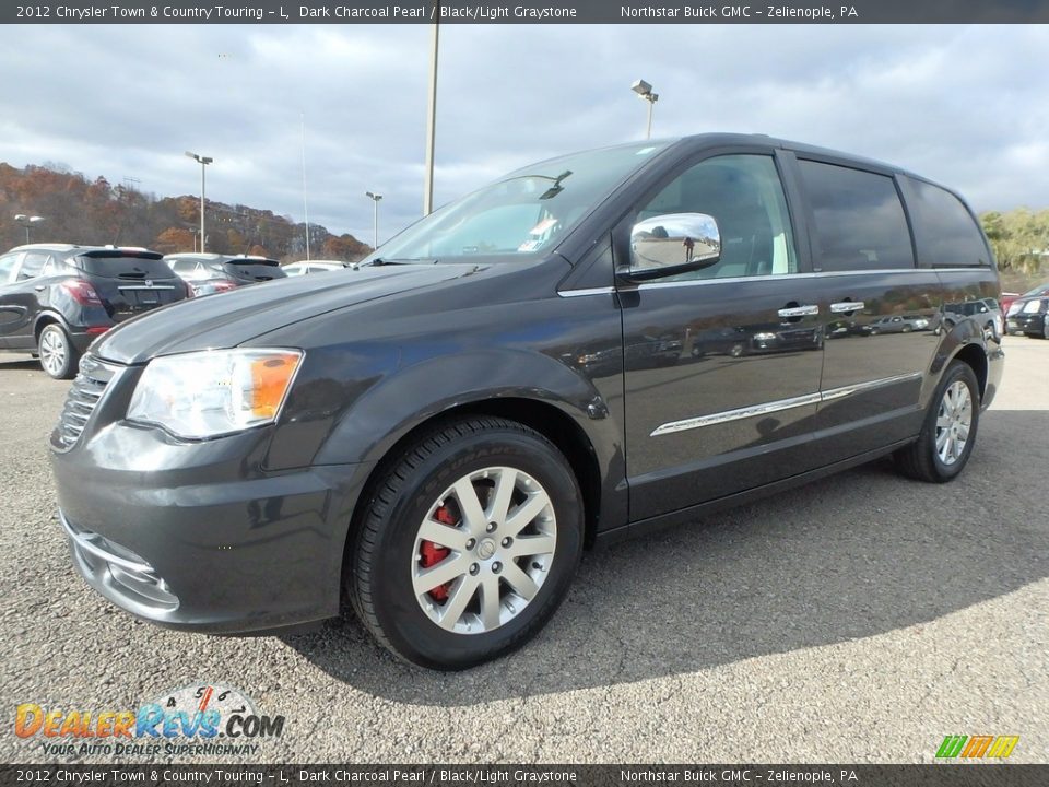 2012 Chrysler Town & Country Touring - L Dark Charcoal Pearl / Black/Light Graystone Photo #1