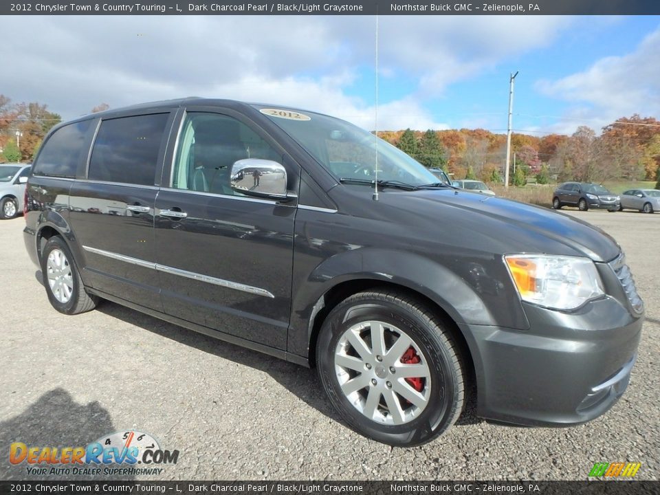 2012 Chrysler Town & Country Touring - L Dark Charcoal Pearl / Black/Light Graystone Photo #4